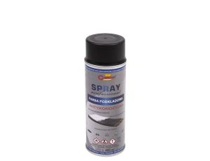 SPRAY Farba Podkładowa Antykorozyjna Champion 400ml CZARNY RAL 9011